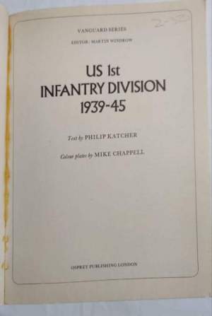 Us 1st Infantry Division 1939-45