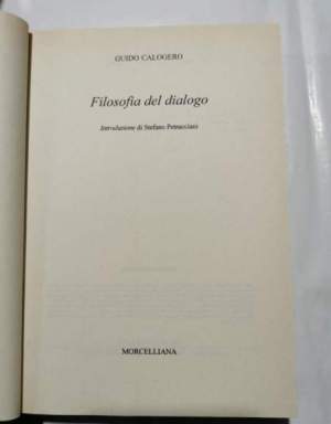 Filosofia del dialogo