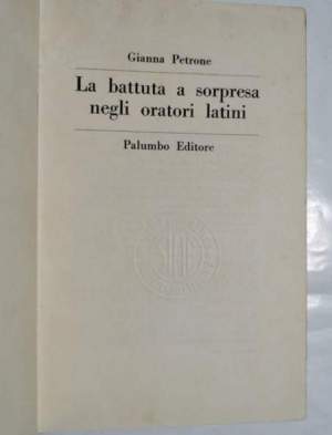 La battuta a sorpresa negli oratori latini