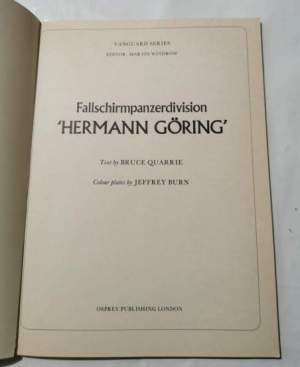 Fallschirmpanzerdivision " Hermann Goering "