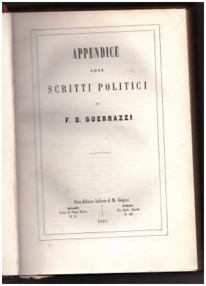 APPENDICE AGLI SCRITTI POLITICI (1861)