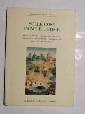 Sulle cose prime e ultime