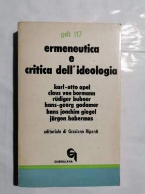 Ermeneutica e critica dell'ideologia