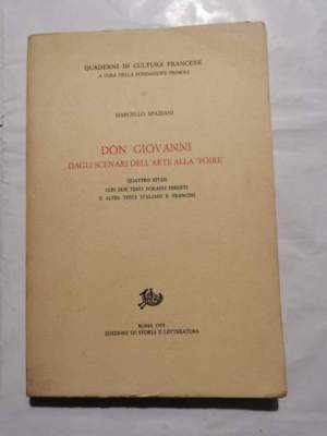 Don Giovanni  dagli scenari dell'arte alla "Foire"