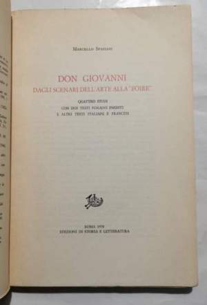 Don Giovanni  dagli scenari dell'arte alla "Foire"