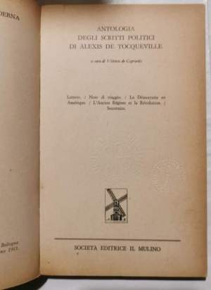 Antologia degli scritti politici di Alexis de Tocqueville