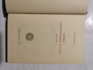 Storia costituzionale d'Italia  1849/1948