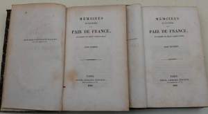 Memoires et souvenirs d'un pair de france ex.membre du senat conservateur- 2 tomi