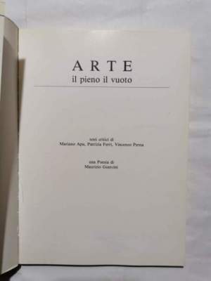 Arte - Il pieno il vuoto