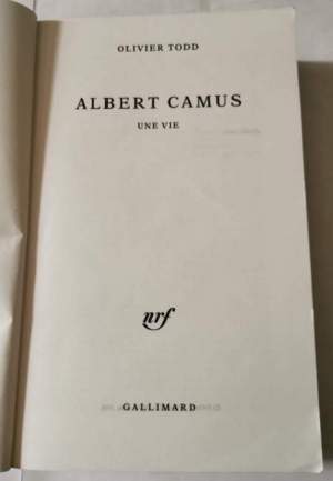 Albert Camus  une vie