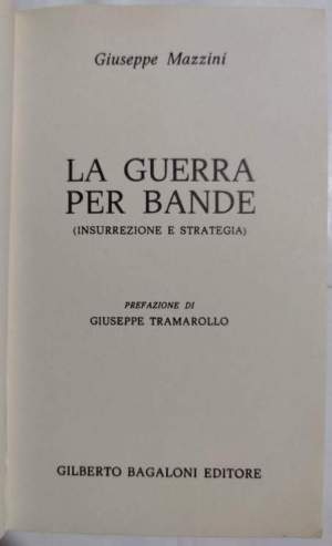 La guerra per bande ( insurrezione e strategia )