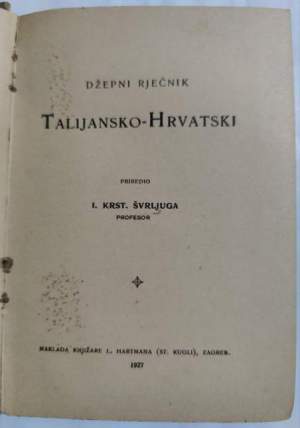 Dizionario tascabile Italiano - Croato