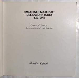 Immagini e materiali del laboratorio Fortuny