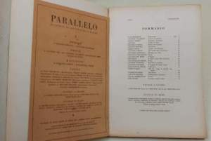 Parallelo- Quaderno di Letteratura e d'Arte- Anno I- Primavera 1943