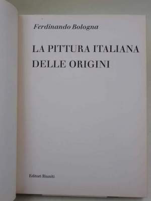 La pittura italiana delle origini