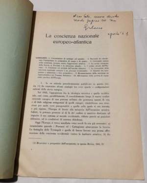 La coscienza nazionale europeo - atlantica