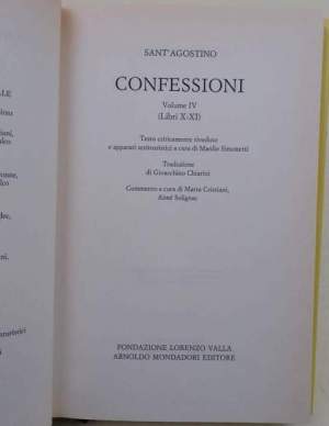 Le confessioni vol. IV ( libri X - XI )