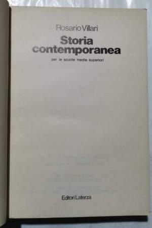Storia contemporanea