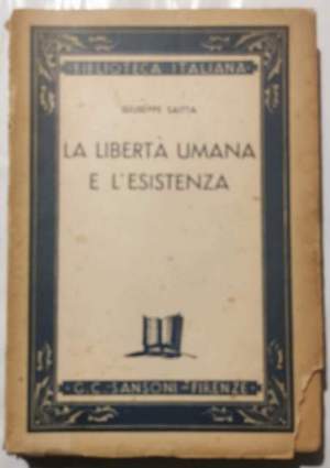 La libertà umana e l'esistenza