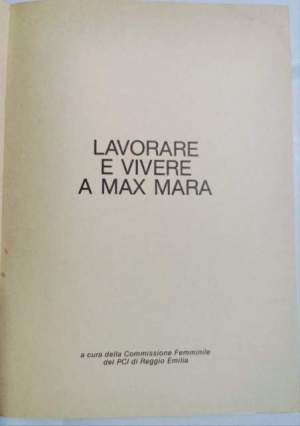 Lavorare e vivere a Max Mara
