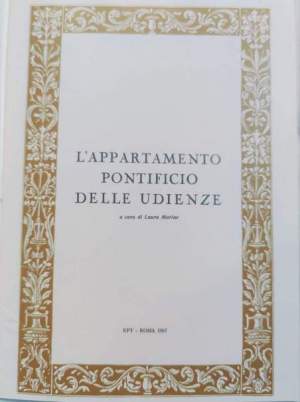 L'appartamento pontificio delle udienze