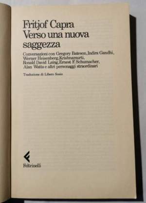 Verso una nuova saggezza
