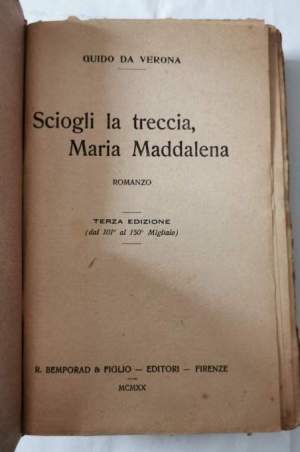 Sciogli la treccia Maria Maddalena