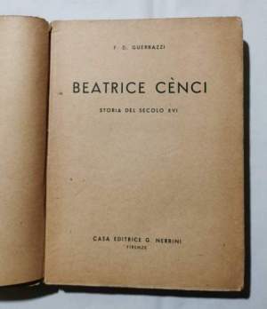Beatrice Cenci - Storia del secolo XVI