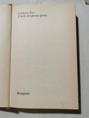 L'isola del giorno prima