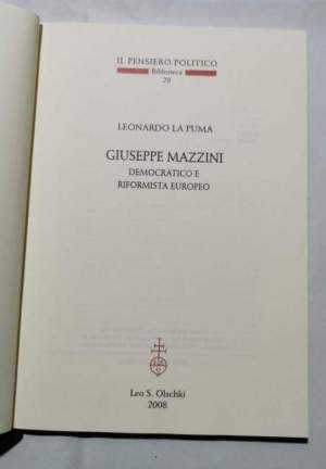 Giuseppe Mazzini : democratico e riformista europeo