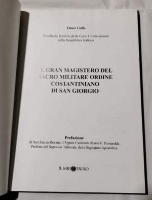 Il Gran Magistero del Sacro Militare Ordine Costantiniano di San Giorgio