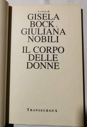 Il corpo delle donne