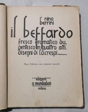 Il beffardo - Fresco dramatico ducentesco in quattro atti