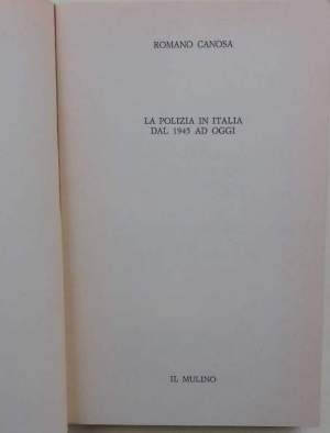 La polizia in Italia dal 1945 a oggi