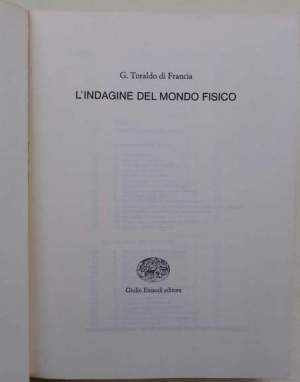 L'indagine del mondo fisico