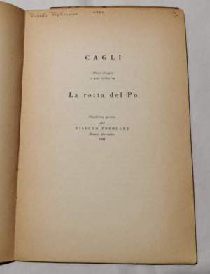 Dieci disegni su - La rotta del Po