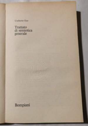 Trattato di semiotica generale