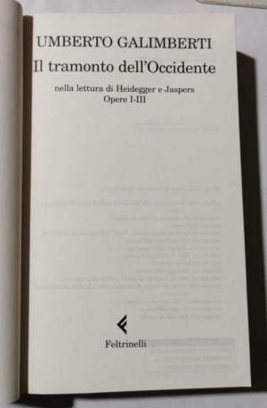 Il tramonto dell'Occidente nella lettura di Heidegger e Jaspers