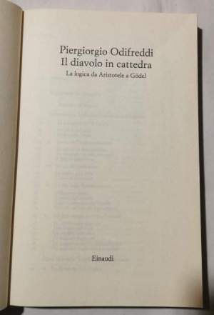 Il diavolo in cattedra - La logica da Aristotele a Godel