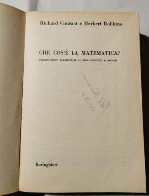 Che cos'e' la matematica? - Introduzione elementare ai suoi concetti e metodi