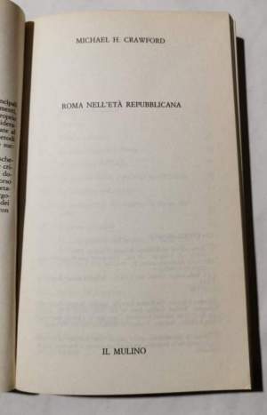 Roma nell'eta' repubblicana