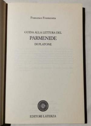 Guida alla lettura del Pamenide di Platone