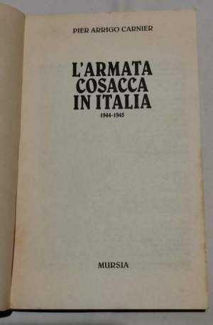 L'Armata Cosacca in Italia  1944-1945