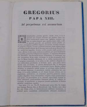 Bulla Gregorii XIII Pont. Max. Declarans Privilegia insignis basilicae collegiate Santae Barbarae aposotlicae sedi immediate