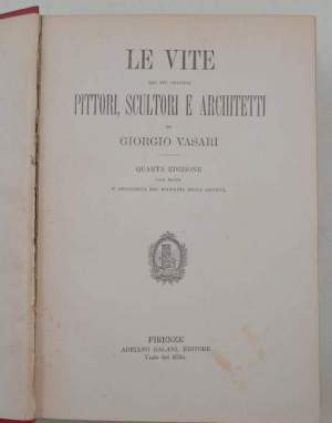 Le vite dei piu' celebri pittori, scultori e architetti