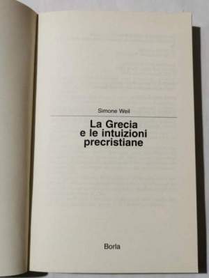 La Grecia e le intuizioni precristiane