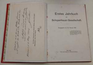 Jahrbuch der Schopenhauer-Gesellschaft(Erste, Zweites, Drittes, Viertes, Funftes, Sechtes, Siebtes, und Achtes) 8 voll.