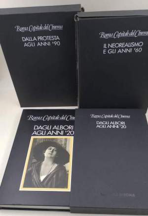 Roma capitale del cinema-Dagli albori agli anni '20/Il neorealismo e glia nni '60/Dalla  protesta  agli anni '90- 3 voll.