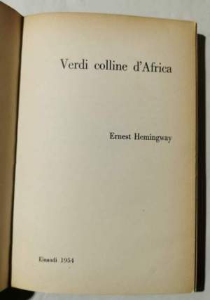 Verdi colline d'Africa