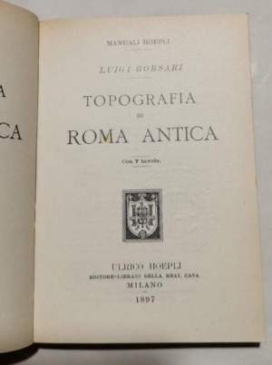 Topografia di Roma antica - Ristampa anastatica